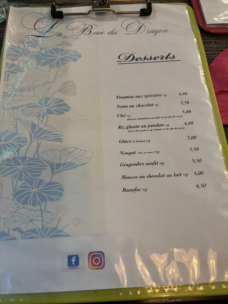 La Baie du Dragon - Menu Image 2