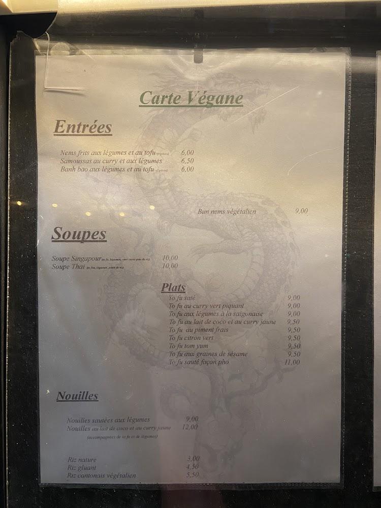 La Baie du Dragon - Menu Image 4
